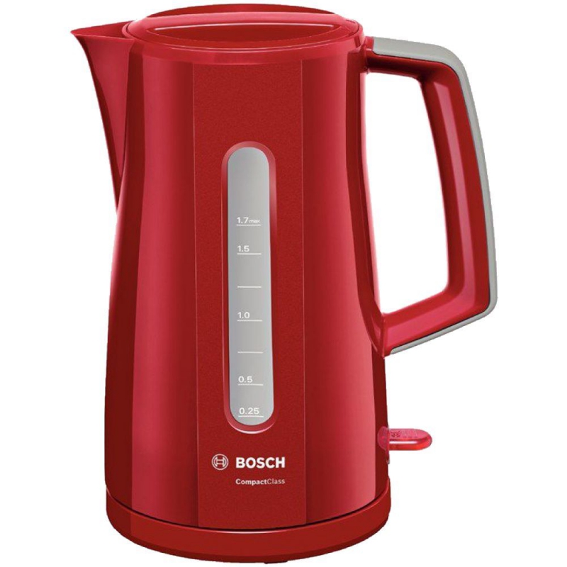 Bosch TWK3A014 1.7л. 2400Вт красный (корпус: пластик)