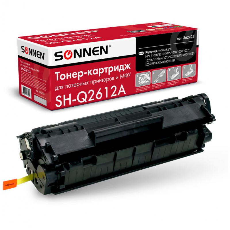 Картридж лазерный SONNEN SH-Q2612A, совместимый