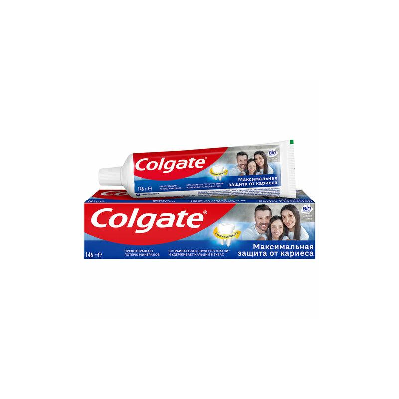 Зубная паста 100мл COLGATE Свежая мята, защита от кариеса, с фторидом и кальцием, ш, 7891024149102