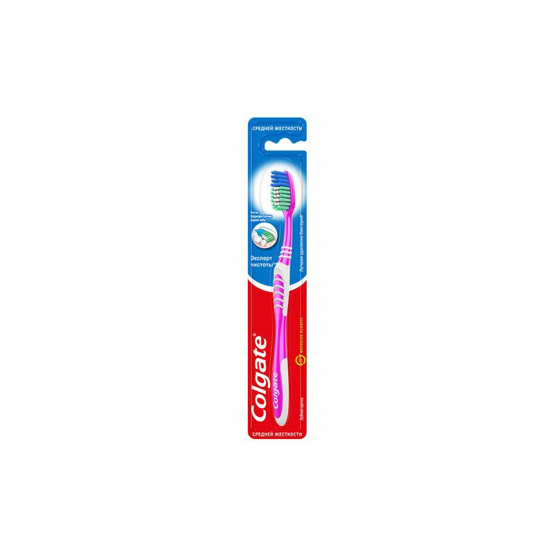 Зубная щетка COLGATE Эксперт чистоты, средней жесткости, ш/к 01566, 5900273001566