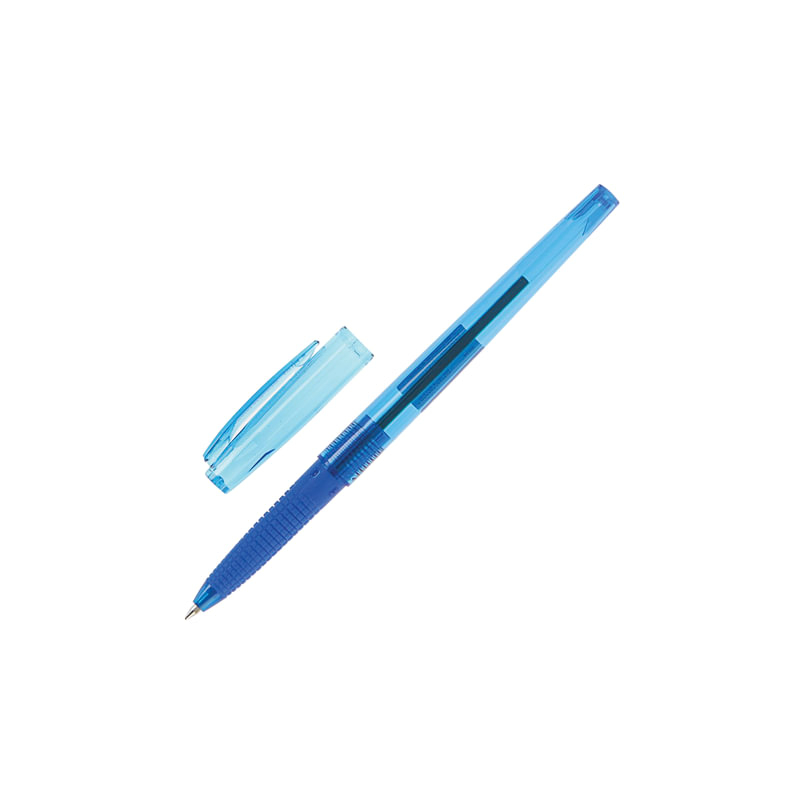 Ручка шариковая масляная Pilot "Super Grip G", узел 0,7 мм, линия 0,22 мм, резиновый упор, синяя, BPS-GG-F-L