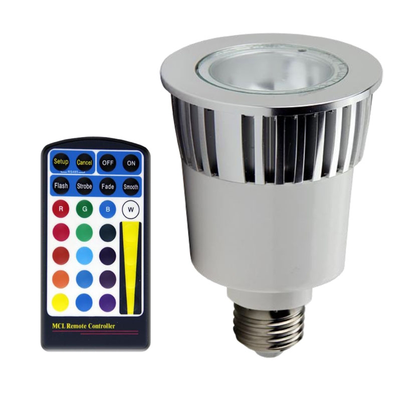 Econ Лампа LED M1 5Вт Е27 2700K L (44021C) многоцветная