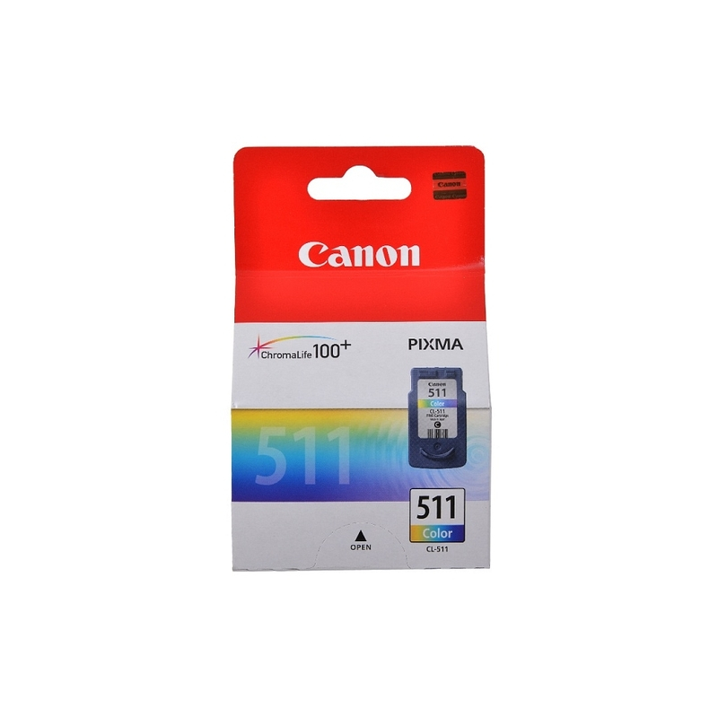 Картридж струйный Canon Картридж  CL-511 цветной (2972B007)
