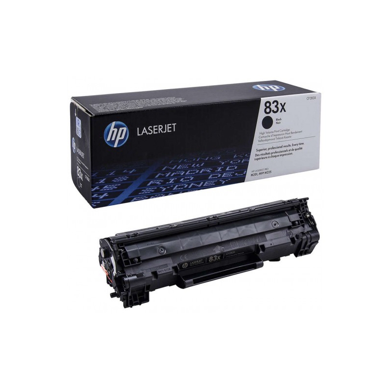 Заправка картриджа HP CF283X (№83X) black