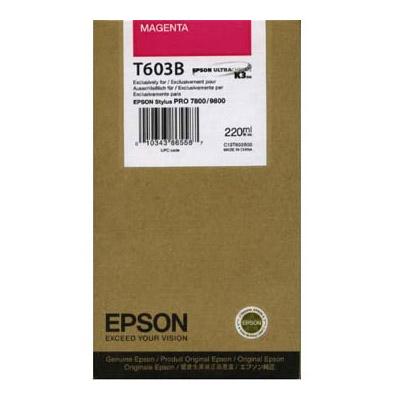 Картридж струйный Epson Картридж C13T603B00 (T603B) Magenta