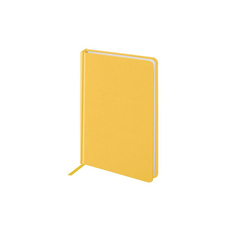 Ежедневник недатированный А5 (138x213 мм) BRAUBERG Select, балакрон, 160 л., желтый, 111662