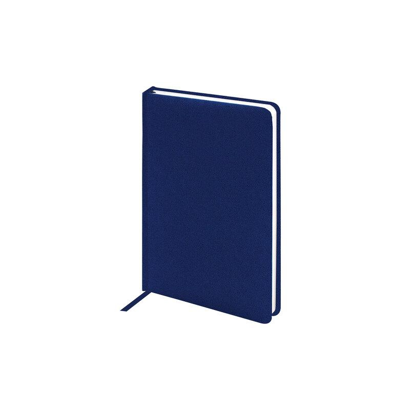 Ежедневник недатированный А5 (138x213 мм) BRAUBERG Select, балакрон, 160 л., синий, 111664