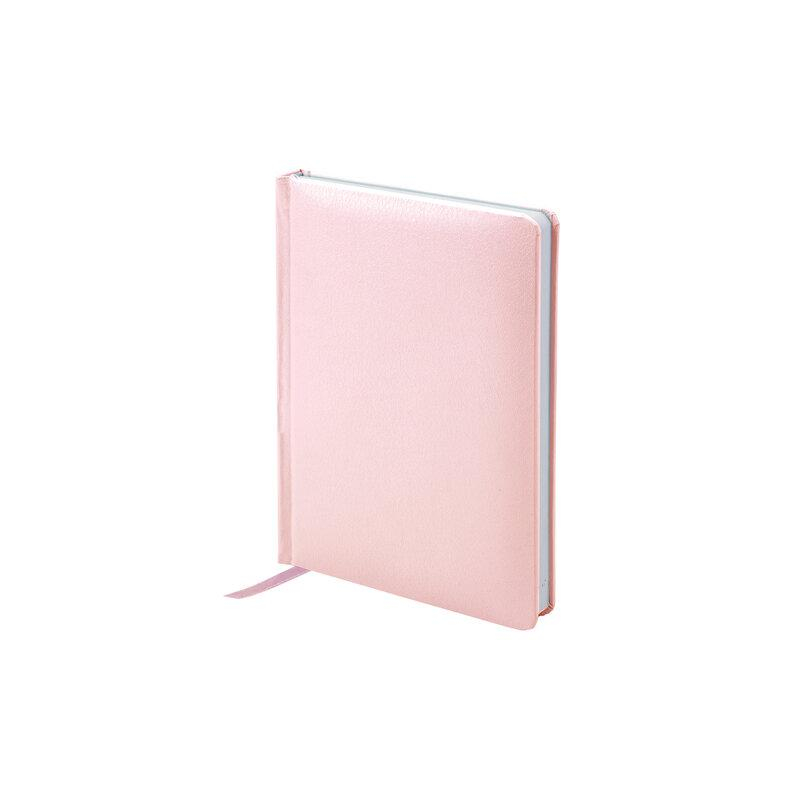 Ежедневник недатированный МАЛЫЙ ФОРМАТ (100x150 мм) А6, BRAUBERG Profile, 136 л., розовый, 111693