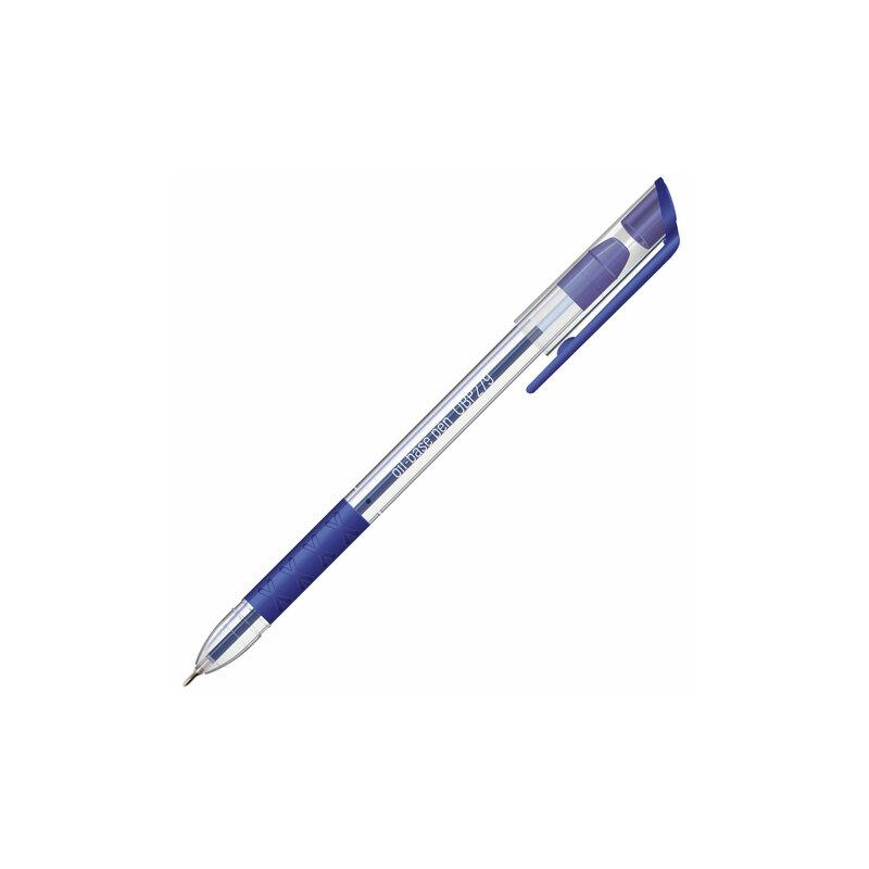 Ручка шариковая масляная с грипом STAFF Profit, СИНЯЯ, игольчатый узел 0,7 мм, линия письма 0,35 мм, 142988