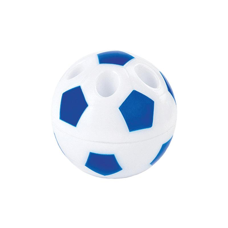 Точилка ПИФАГОР Мяч, с контейнером, подставка для 4-х карандашей, пластиковая, ассорти, 228443