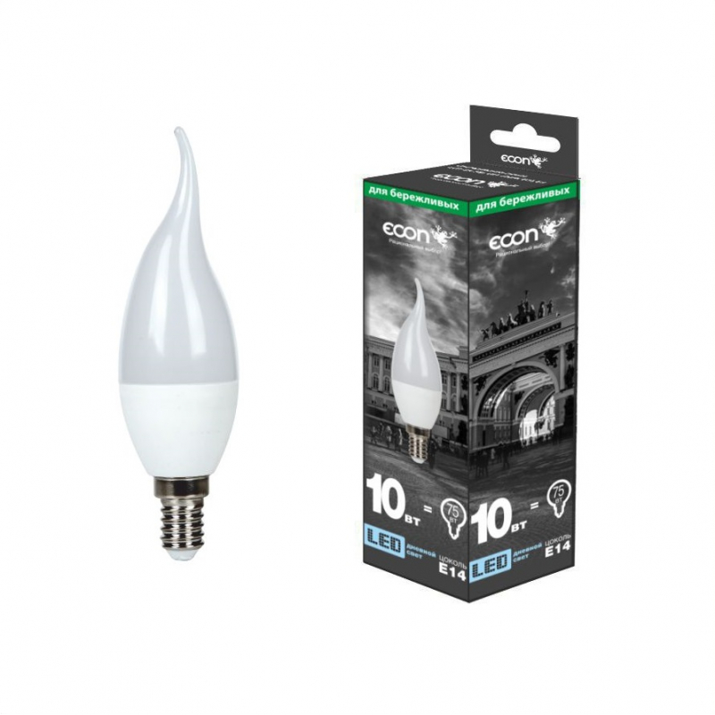 Лампа Econ LED CNT 10Вт  E14 3000K BW35 ES (7710011)