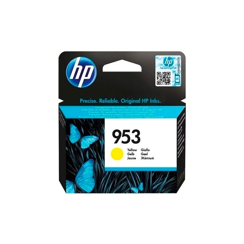 Картридж струйный HP №953 Yellow Ink (F6U14AE)