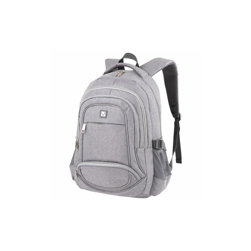 Рюкзак BRAUBERG универсальный, 3 отделения, светло-серый, 46х31х18см, 270762