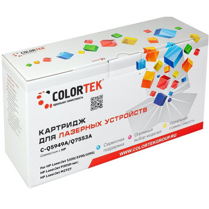 Картридж Colortek HP Q5949A/Q7553A, совместимый