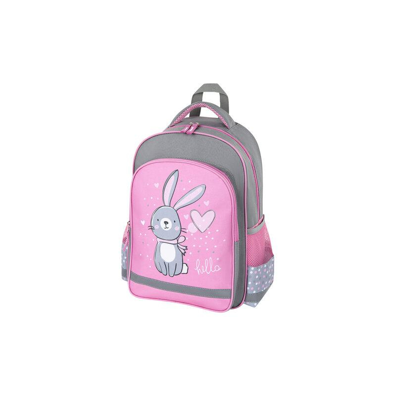 Рюкзак ПИФАГОР SCHOOL для начальной школы, Adorable bunny, 38x28х14 см, 270654