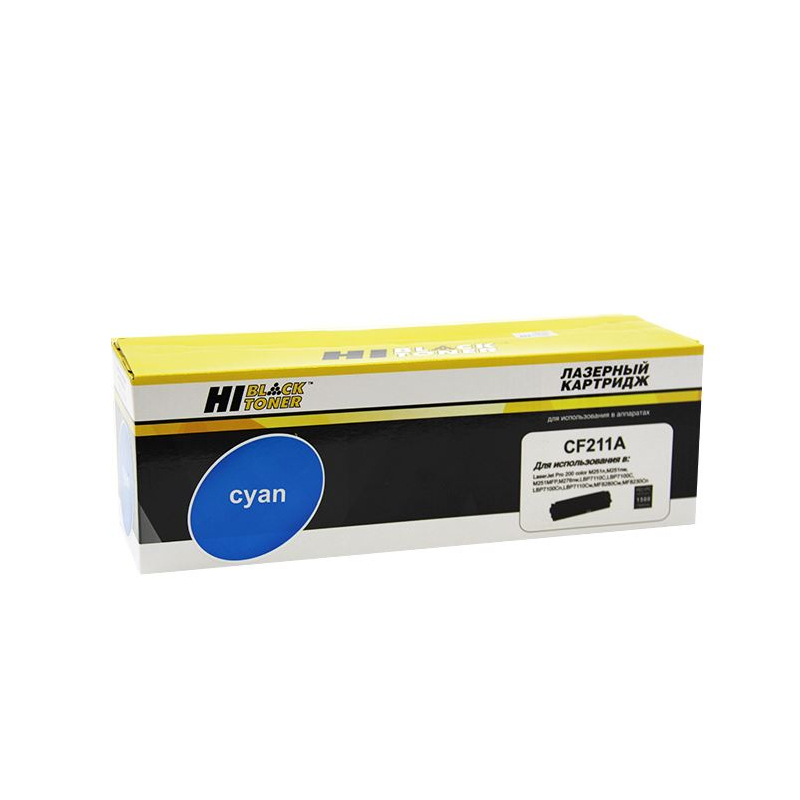 Картридж Hi-Black HP CF211A (131A) Cyan, совместимый