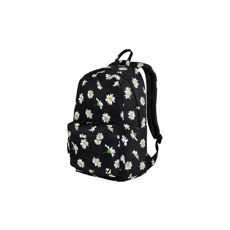 Рюкзак BRAUBERG DREAM универсальный с карманом для ноутбука, эргономичный, Camomile, 42х26х14 см, 270773