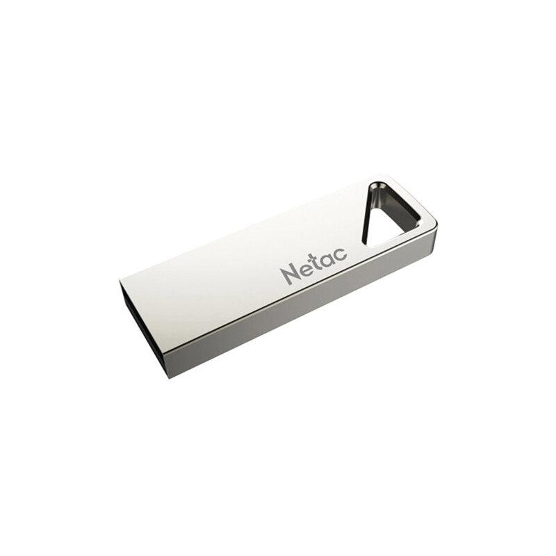 Флеш-диск 16GB NETAC U326, USB 2.0, металл. корпус, серебристый, NT03U326N-016G-20PN