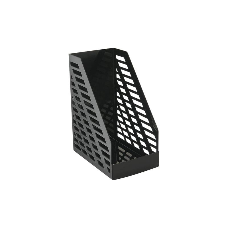 СТАММ Лоток вертикальный для бумаг, увеличенная ширина (250х160х300 мм), XXL, полипропилен, черный, ОФ333, ЛТВ-30551