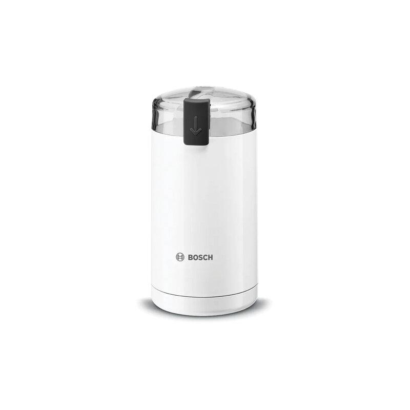 Кофемолка Bosch MKM6000, мощность 180 Вт, вместимость 75 г, пластик, белая, TSM6A011W