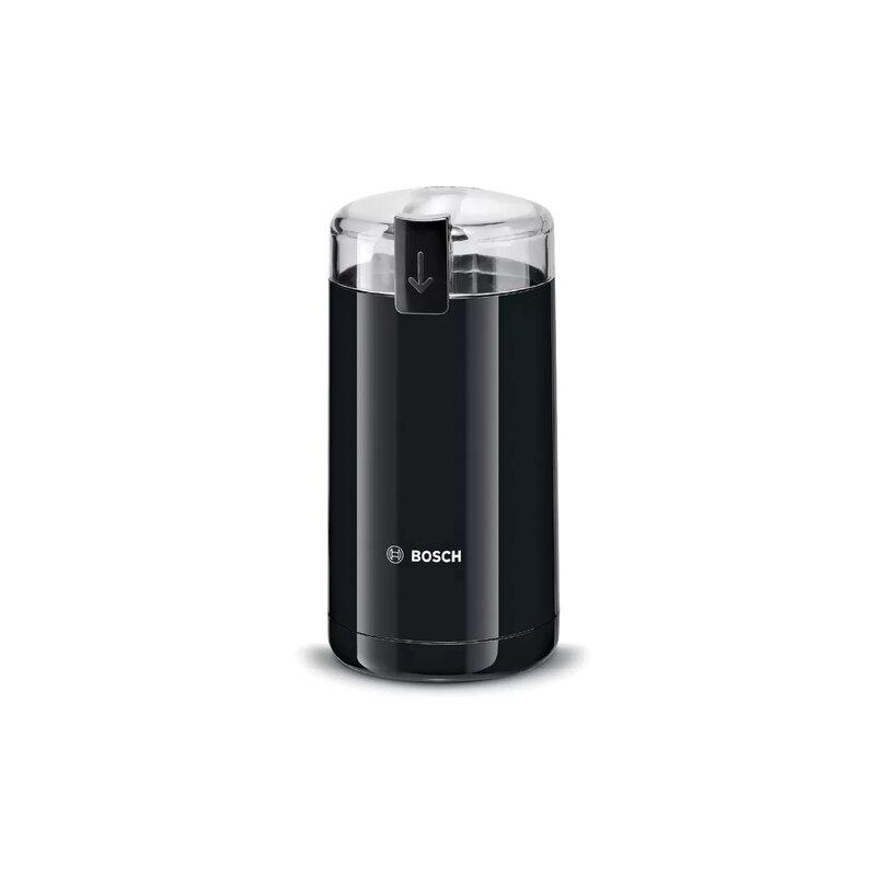 Кофемолка Bosch MKM6003, мощность 180 Вт, вместимость 75 г, пластик, черная, TSM6A013B