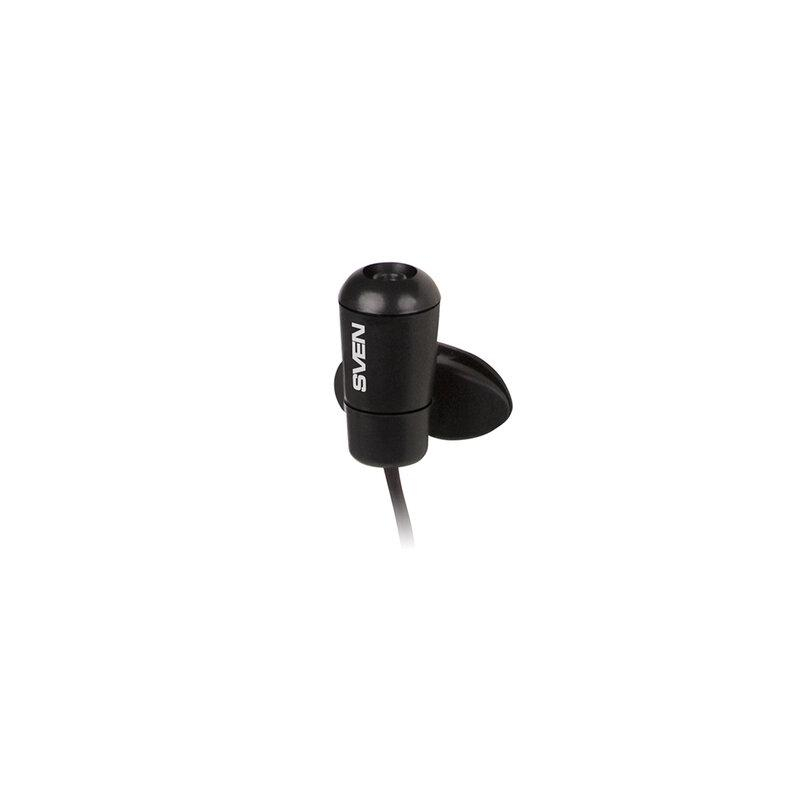 Микрофон-клипса Sven MK-170, кабель 1,8 м, 58дБ, пластик, черный, SV-014858