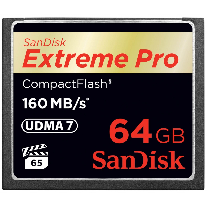 Карта памяти SanDisk 64GB Extreme Pro 160MB/s