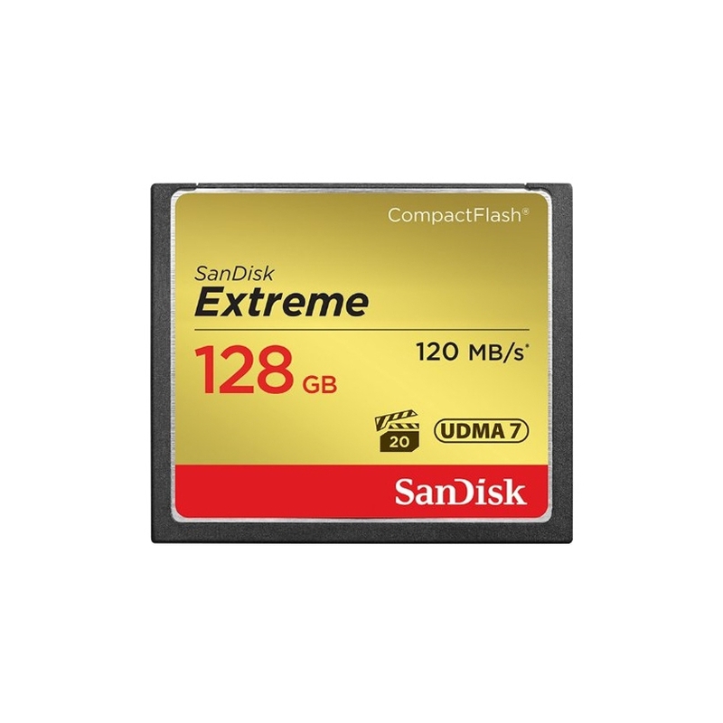 Карта памяти SanDisk CF 128GB Extreme 120MB/s