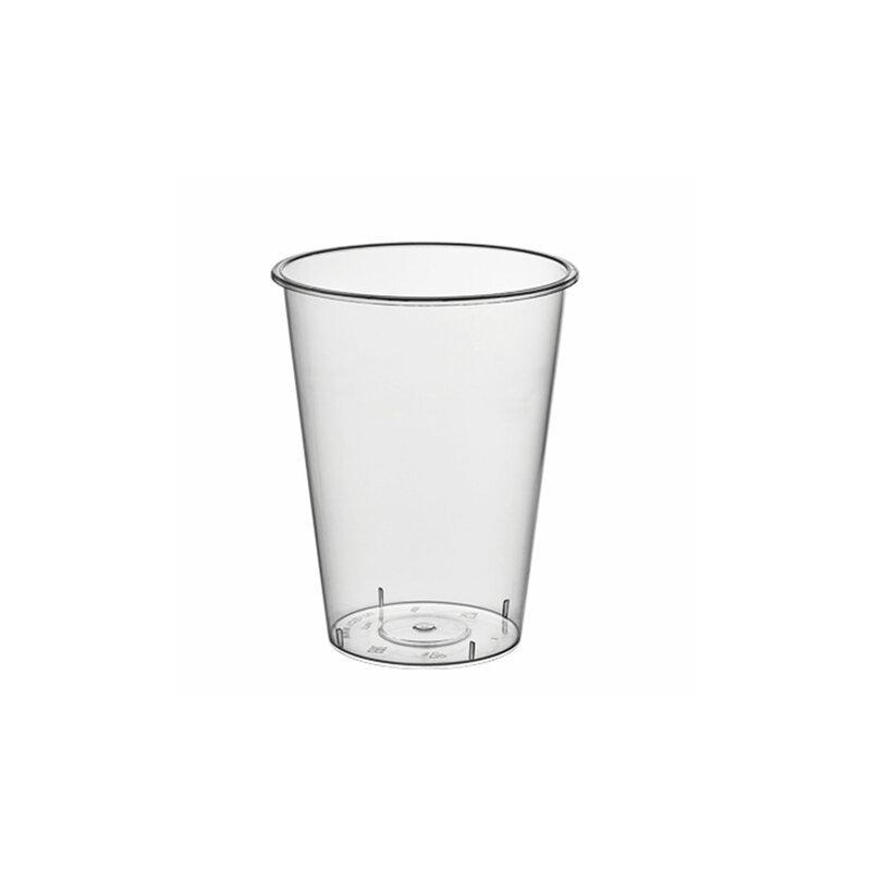 Стакан одноразовый 375мл пластиковый прозрачный Bubble Cup, СВЕРХПЛОТНЫЙ, ВЗЛП ШК621, 1020ГП