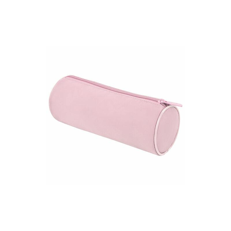 Пенал-тубус BRAUBERG с эффектом Soft Touch, мягкий, Pastel pink, 272299