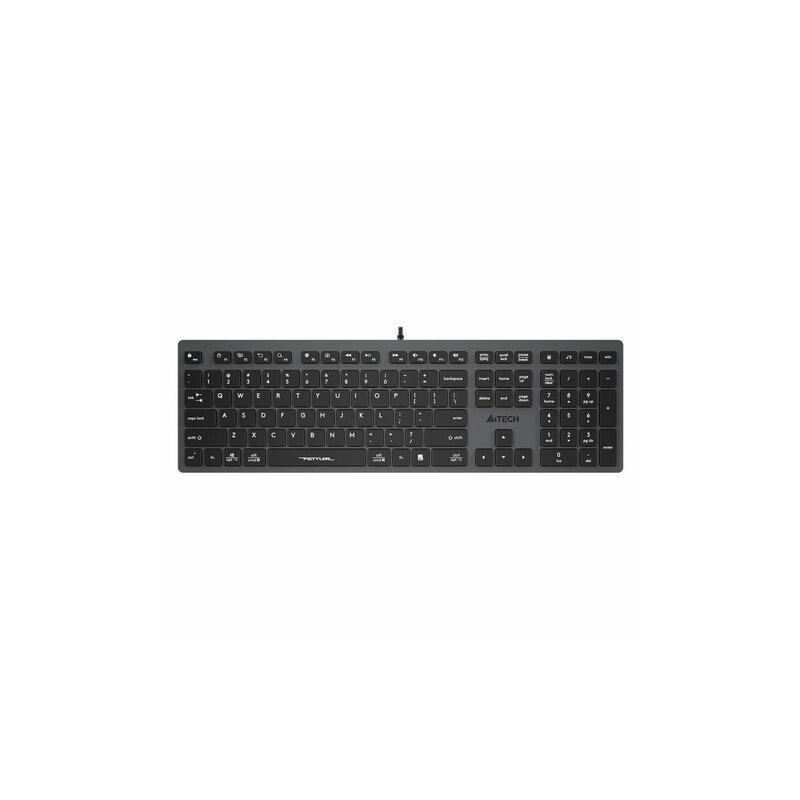 Клавиатура проводная A4Tech Fstyler FX50, USB, 109 кнопок, серая, 1624628