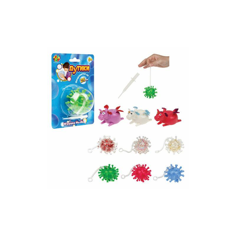 Игрушка ДУТИКИ, надувается до 30 см, ассорти, 1TOY 