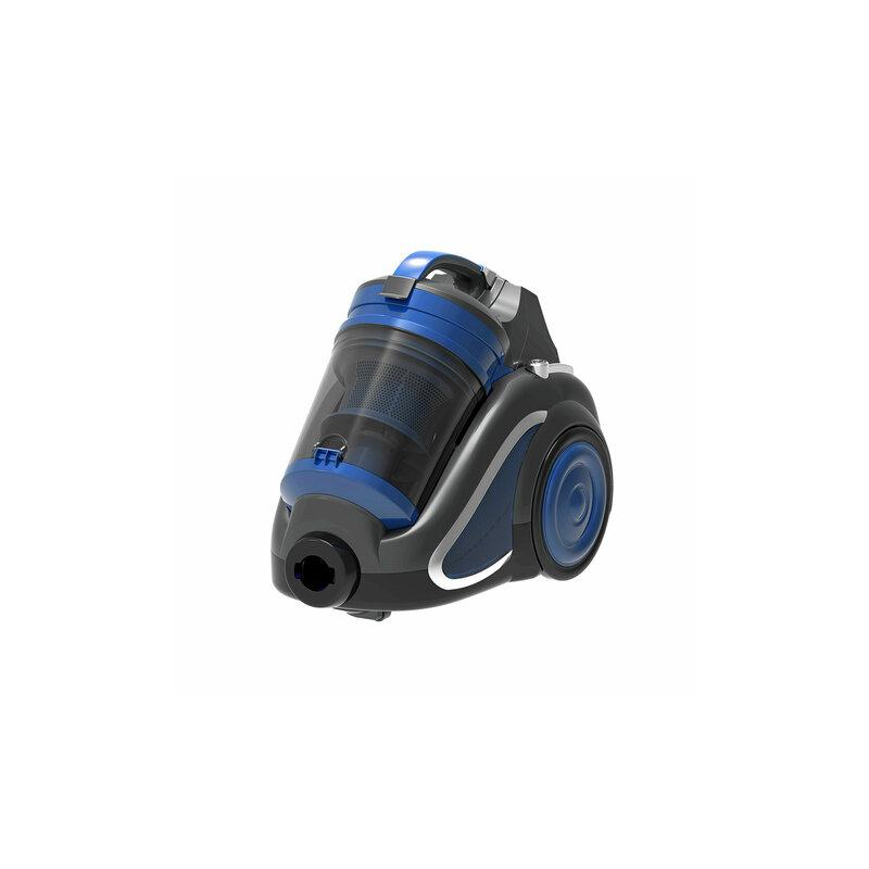 Пылесос BQ (БИ-КЬЮ) VC2208MC с контейнером циклон, 2200 Вт, мощность всасывания 450 Вт, серый/синий, 86192883