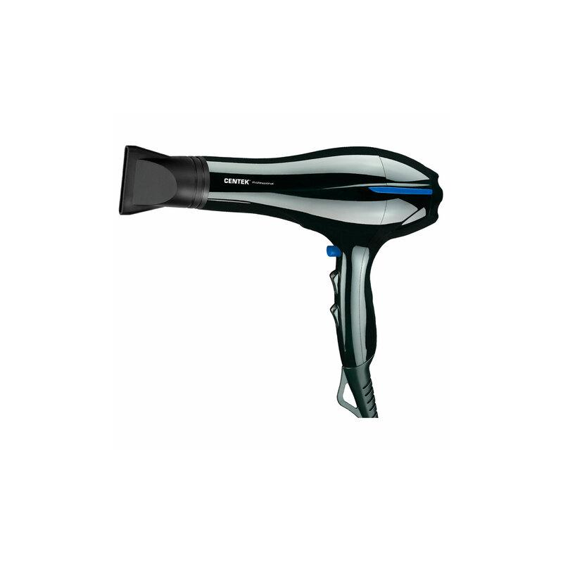 Фен CENTEK CT-2227 Professional, 2200Вт, 2 скорости, 3 температурных режима, черный