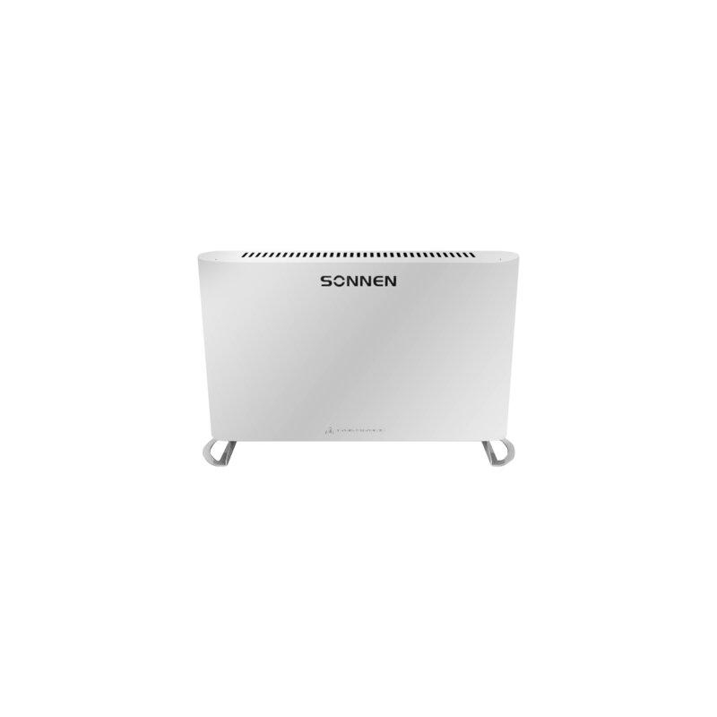 Обогреватель-конвектор SONNEN ONYX-1000.1, 1000 Вт, Х-образный нагревательный элемент, белый, 457629