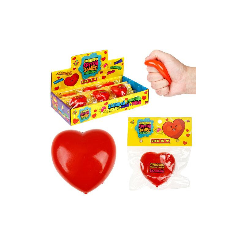 Игрушка-антистресс КРУТОЙ ЗАМЕС ЗАЛИПЛЮЩ LIFE IS, 5,5*5,5*3 см, 1TOY Т25983