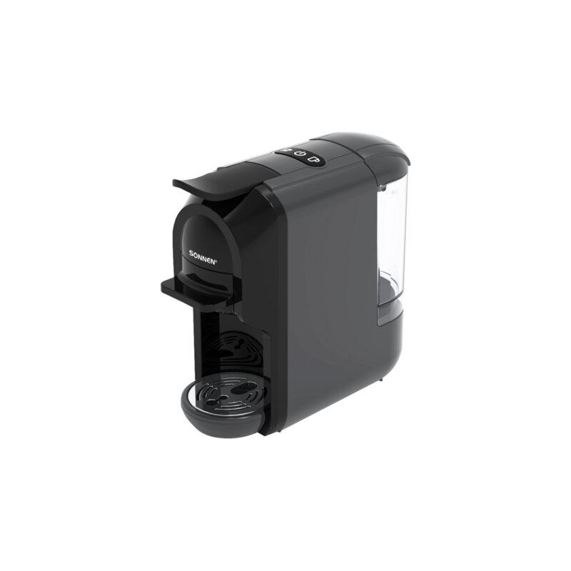 Кофемашина капсульная 3 в 1 для молотого кофе и капсул DOLCE GUSTO и NESPRESSO, SONNEN CM510G,1450 Вт, 0,6 л, графит, 457339