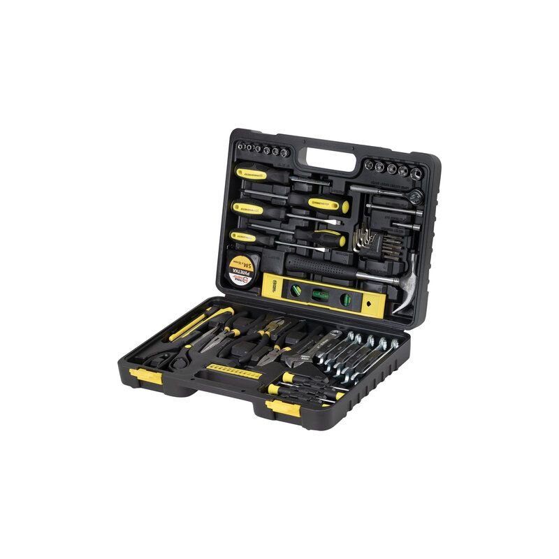 Набор инструментов универсальный   60 предметов, пластиковый кейс, ГРАНДМАСТЕР, 671338