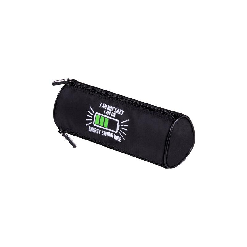 Пенал мягкий BRAUBERG 3 отделения, нейлон, 21х7х7 см, Battery, 270843