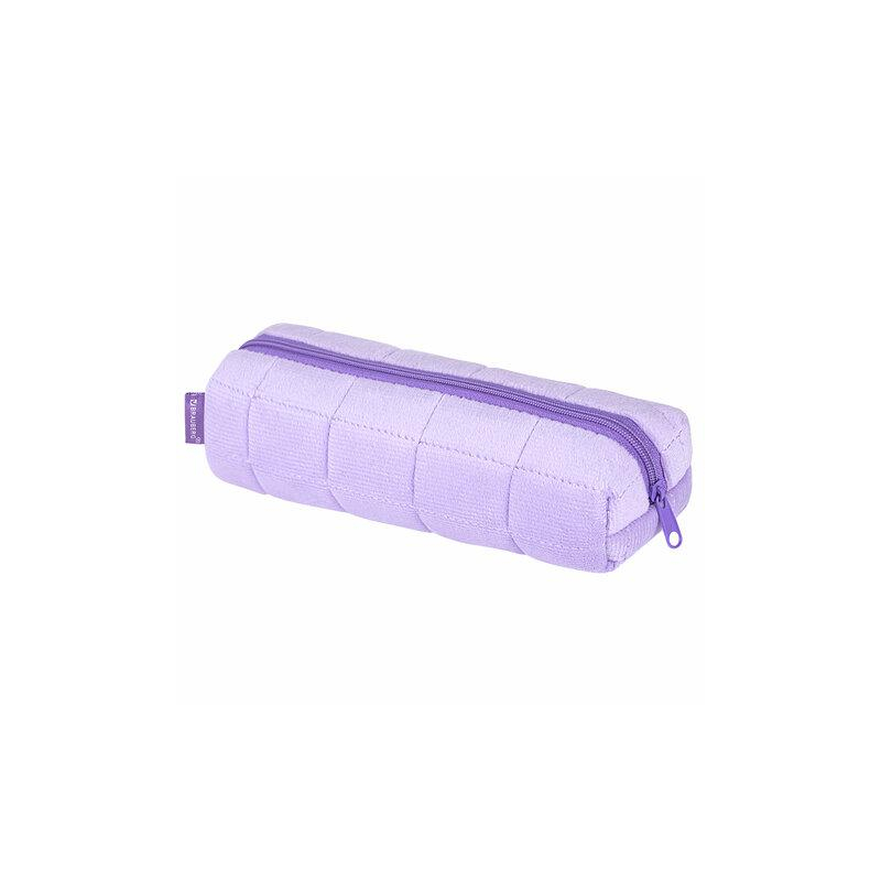 Пенал BRAUBERG мех, 21х6х6 см, фиолетовый