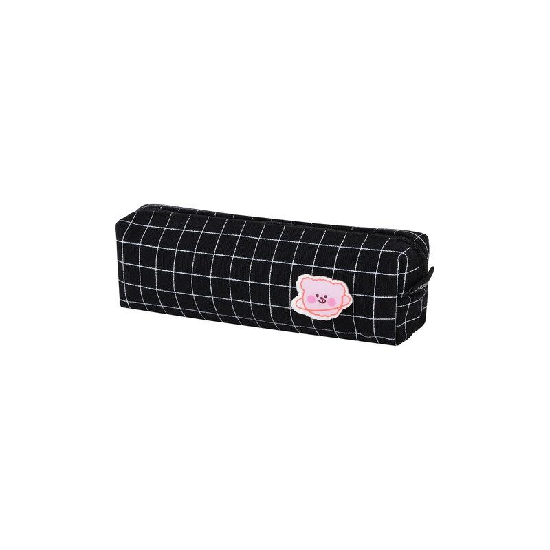 Пенал BRAUBERG 1 отделение, полиэстер, Cute bear, черный, 19х4х6 см, 272303