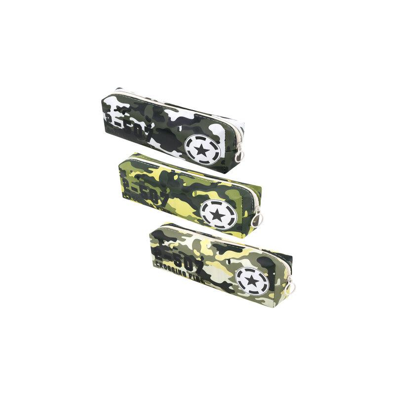 Пенал мягкий ПИФАГОР 1 отделение, ПВХ, ассорти Camouflage, 20х7х4 см, 273828