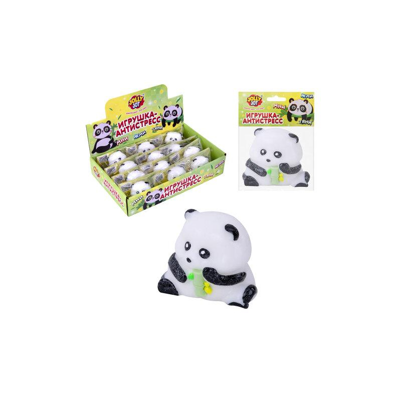 Игрушка-антистресс ПАНДА, 6 см, дисплей, JOLLY JOT (ДЖОЛЛИ ДЖОТ), 665815