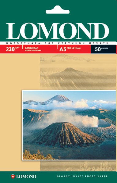 Lomond A4 230г/м2 глянцевая (25л) (0102049)