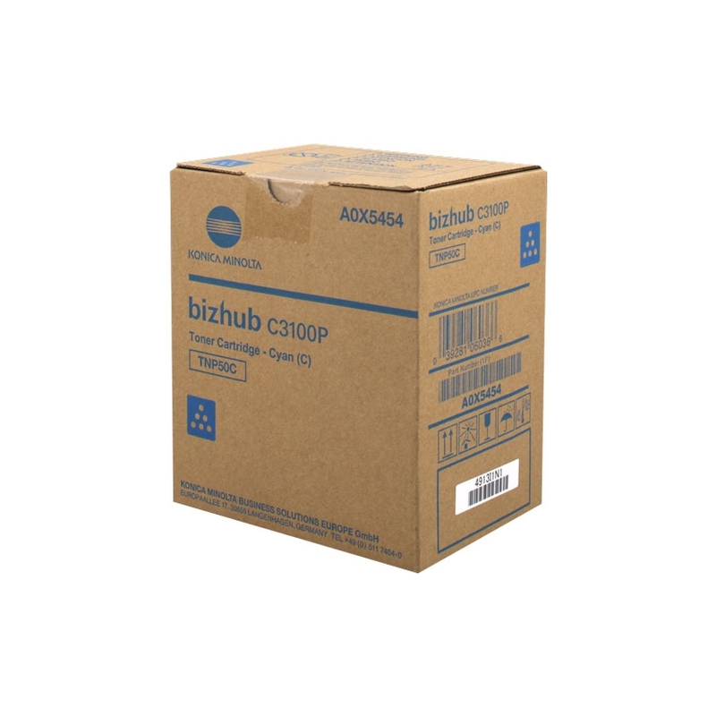 Тонер Konica Minolta bizhub C3100P синий TNP-50C