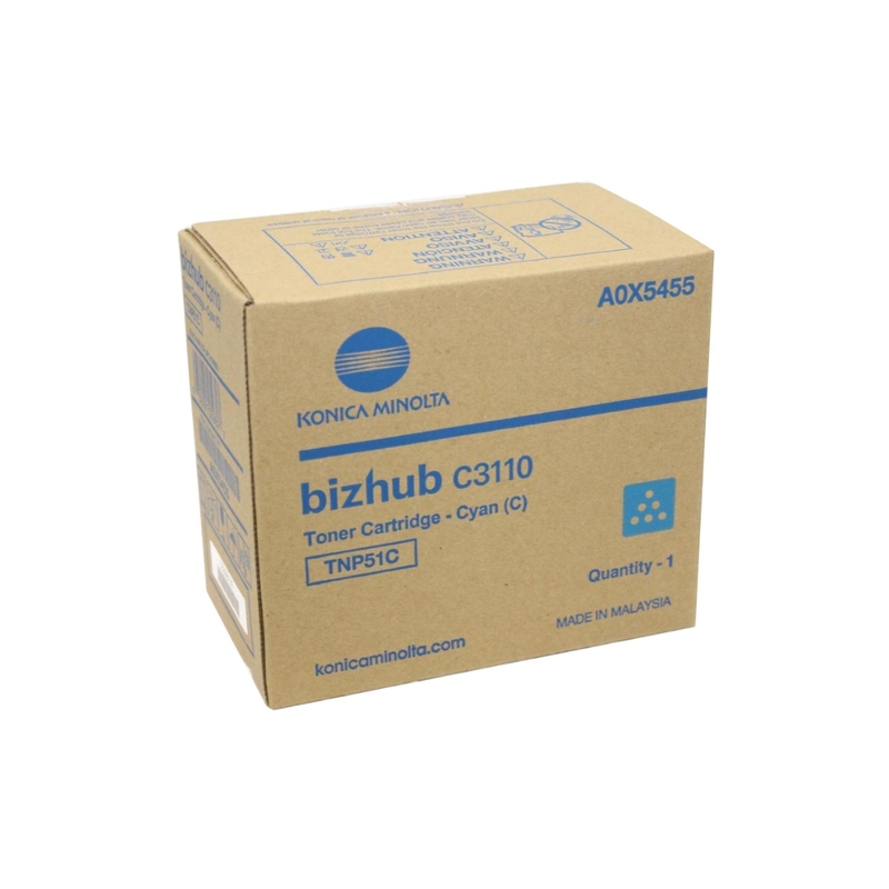 Тонер Konica Minolta bizhub C3110 голубой TNP-51C