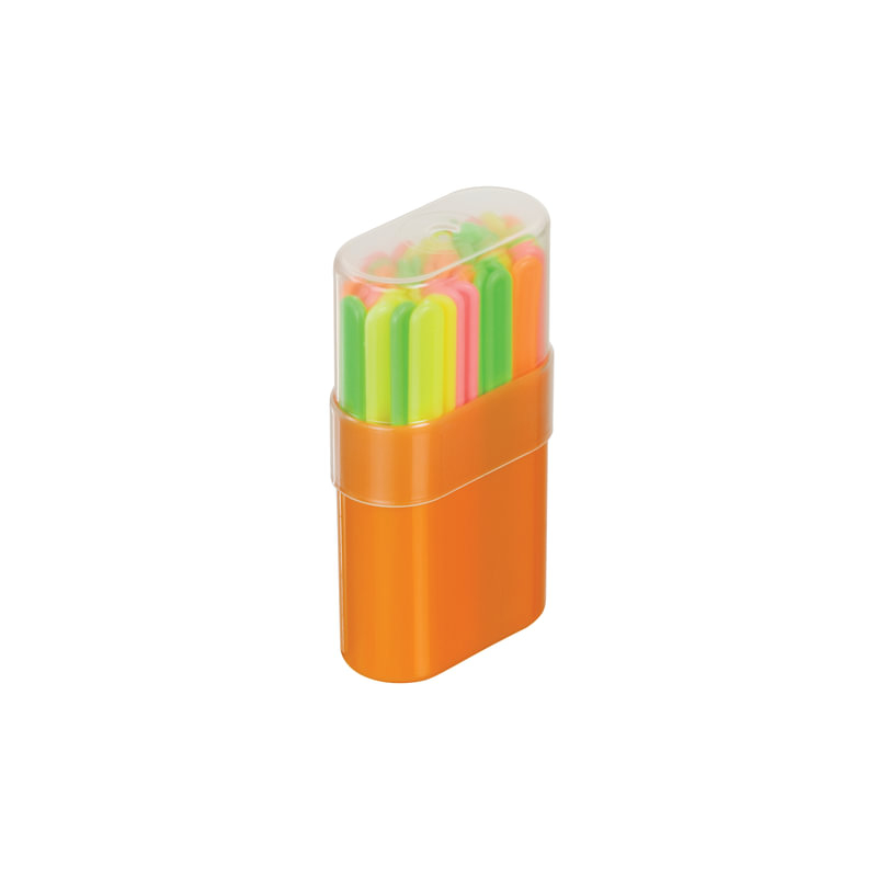 Счетные палочки СТАММ (50 штук) многоцветные, в пластиковом пенале, СП04