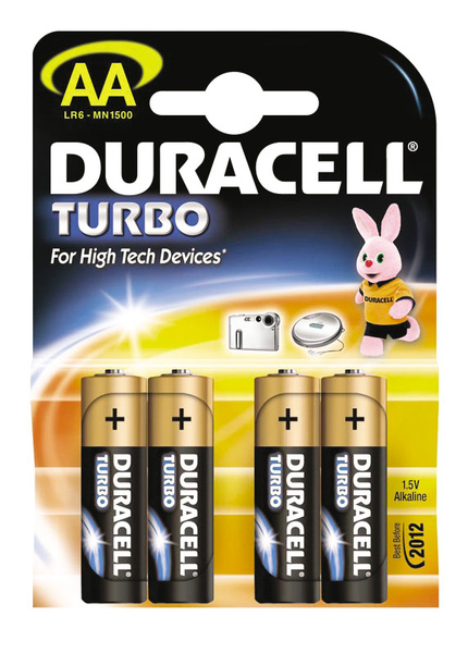 Duracell Батарейка LR6 Turbo AA (1шт.)
