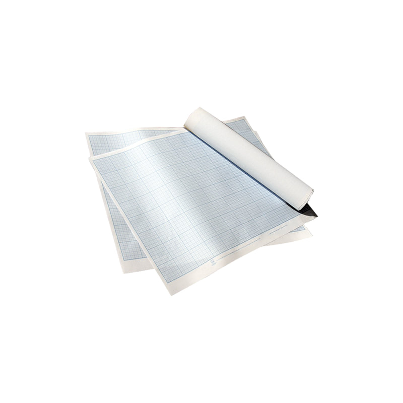 ЛИЛИЯ ХОЛДИНГ Бумага масштабно-координатная, формат 400х600 мм, синяя, ПМБ