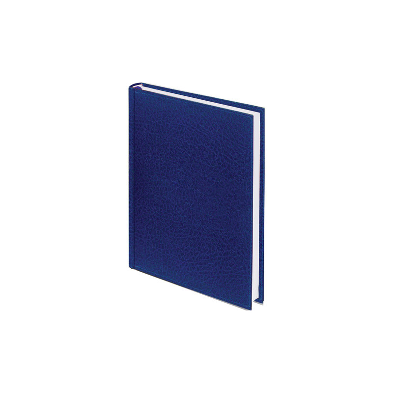 Ежедневник BRAUBERG недатированный, А5, 138х213 мм, "Profile", под фактурную кожу, 160 л., синий, 123426